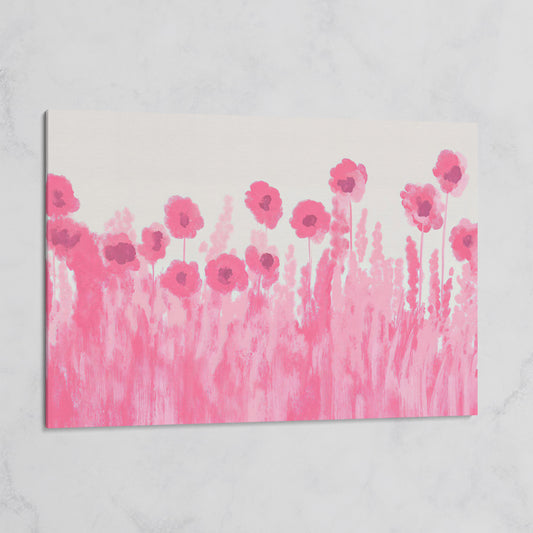 Pink Poppies Canvas Print on gallery wrap