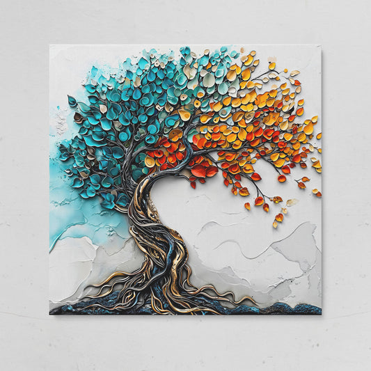 Seasonal Tree of Life Canvas on gallery wrap