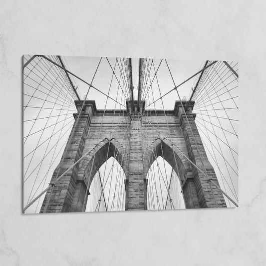 Brooklyn Bridge Architecture Canvas Print on gallery wrap