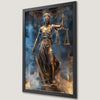 Lady Justice Art Poster - Elegant Wall Decor for Your Office