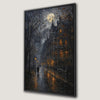 Dark Haunted Gothic Cityscape Canvas Print Wall Art