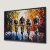 Dynamic Cycling Racing Scene Canvas Print Decor