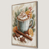 Festive Hot Chocolate Still Life Canvas Print