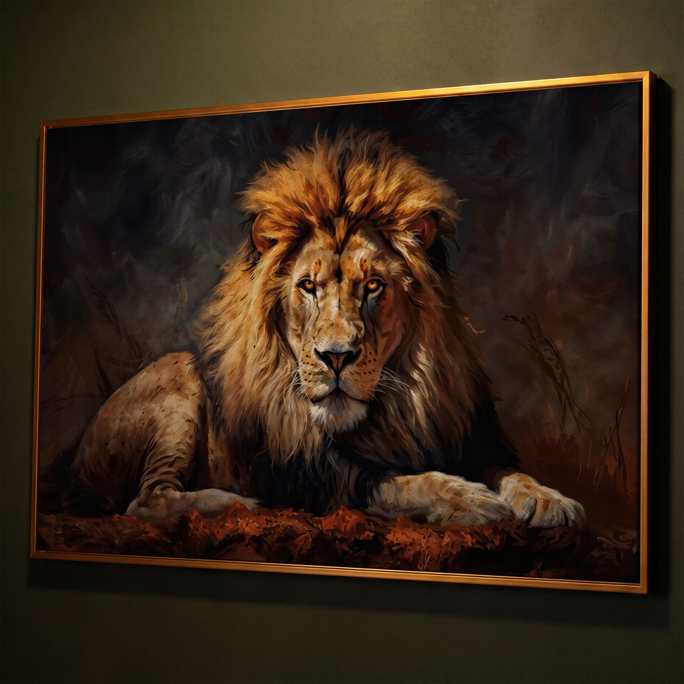 Lion Canvas – LuxeCanvasArt