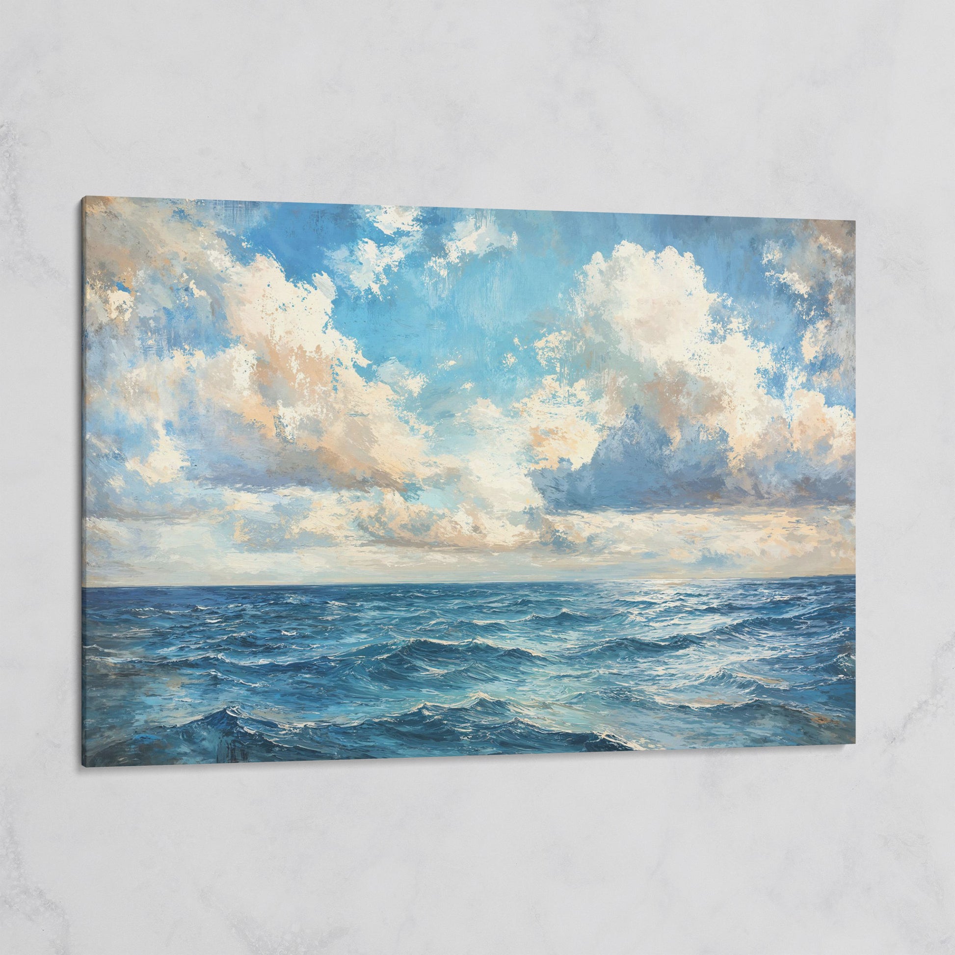 Tranquil Seascape Canvas Print on gallery wrap