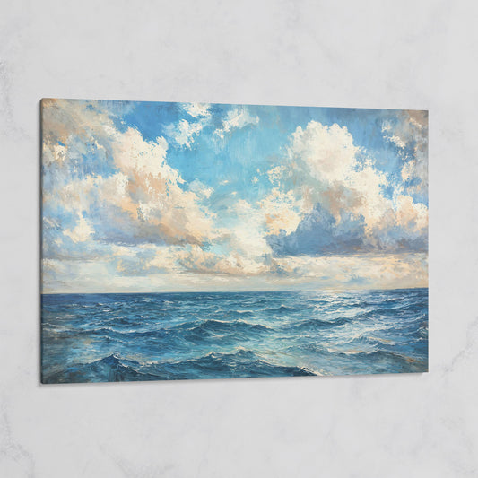 Tranquil Seascape Canvas Print on gallery wrap