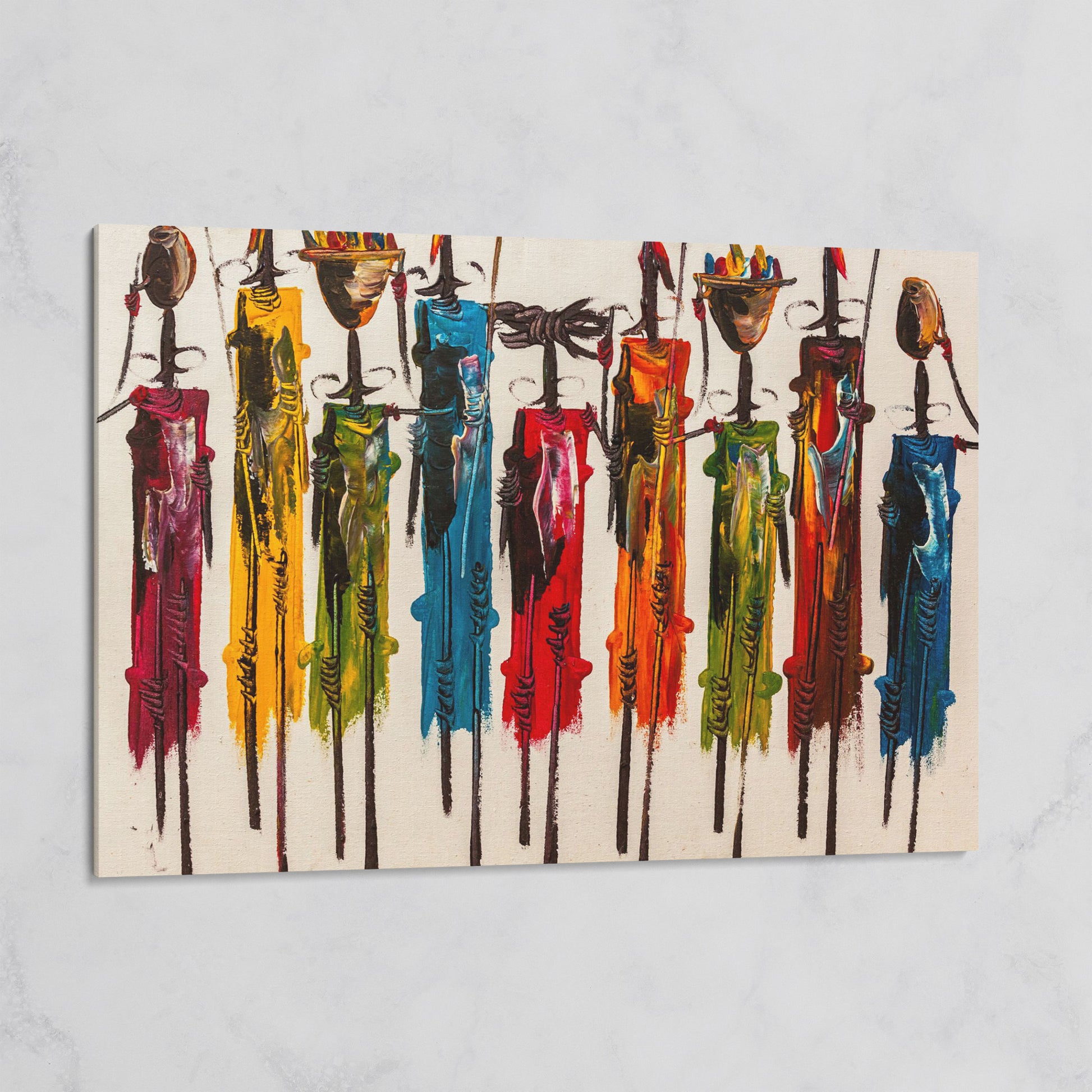 Masai Mara Abstract Canvas Print on gallery wrap