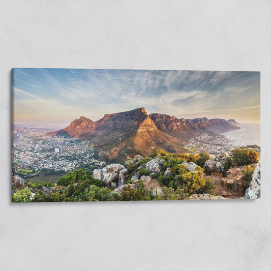 Table Mountain Landscape Canvas on gallery wrap