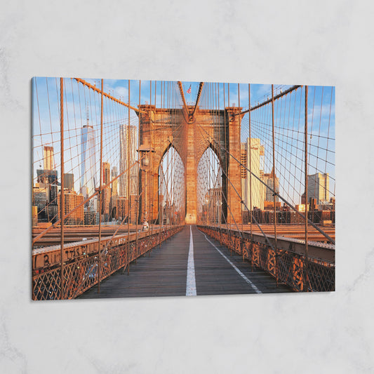 Brooklyn Bridge New York Canvas Print on gallery wrap