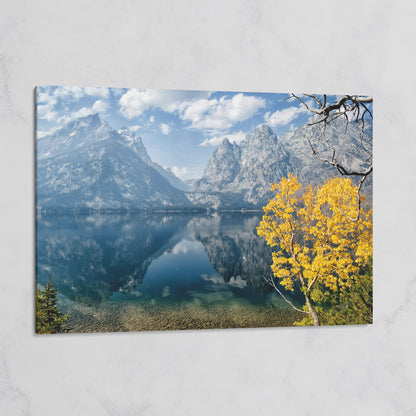 Grand Teton Fall Colors Canvas on gallery wrap