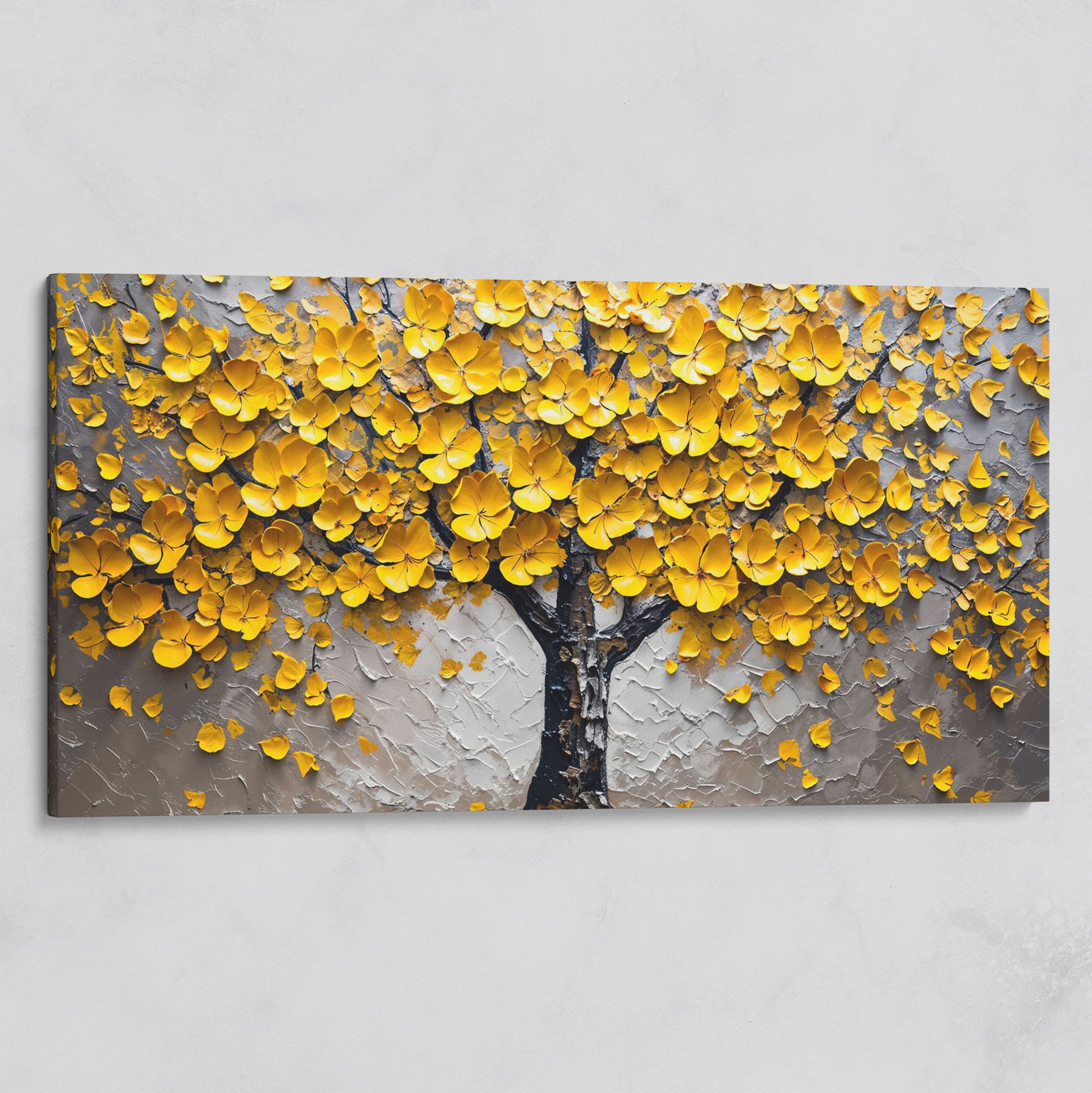Yellow Blossom Tree of Life Canvas on gallery wrap
