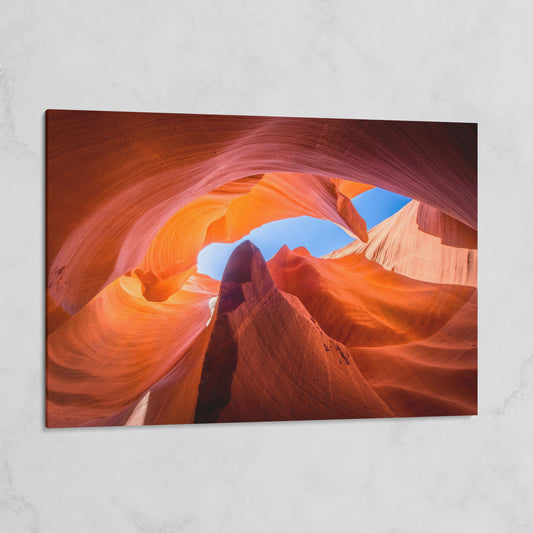 Antelope Canyon Natural Rock Formation Canvas on gallery wrap