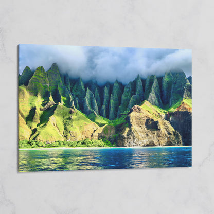 Na Pali Coast Sunset Canvas Print Wall Art on gallery wrap
