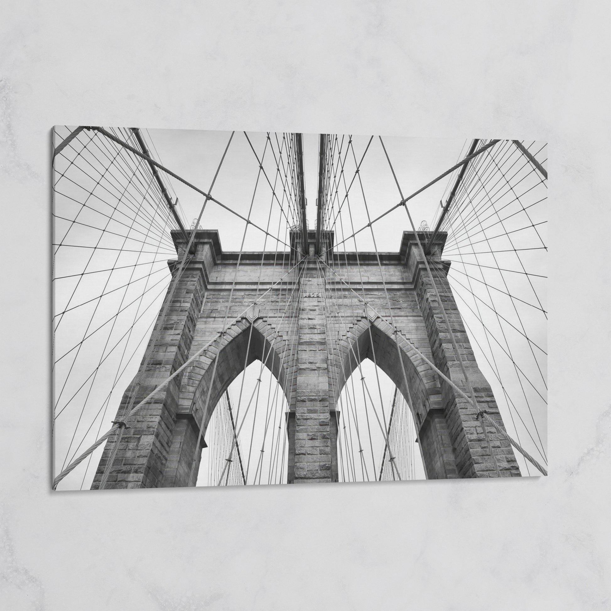 Brooklyn Bridge Architecture Canvas Print on gallery wrap
