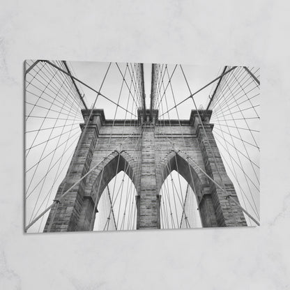 Brooklyn Bridge Architecture Canvas Print on gallery wrap