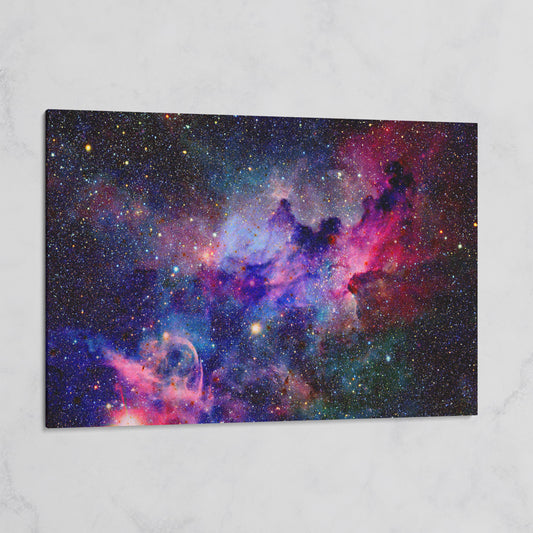 Nebula and Galaxies Canvas Wall Art on gallery wrap