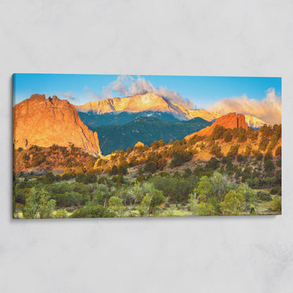 Garden of the Gods Sunrise Canvas on gallery wrap