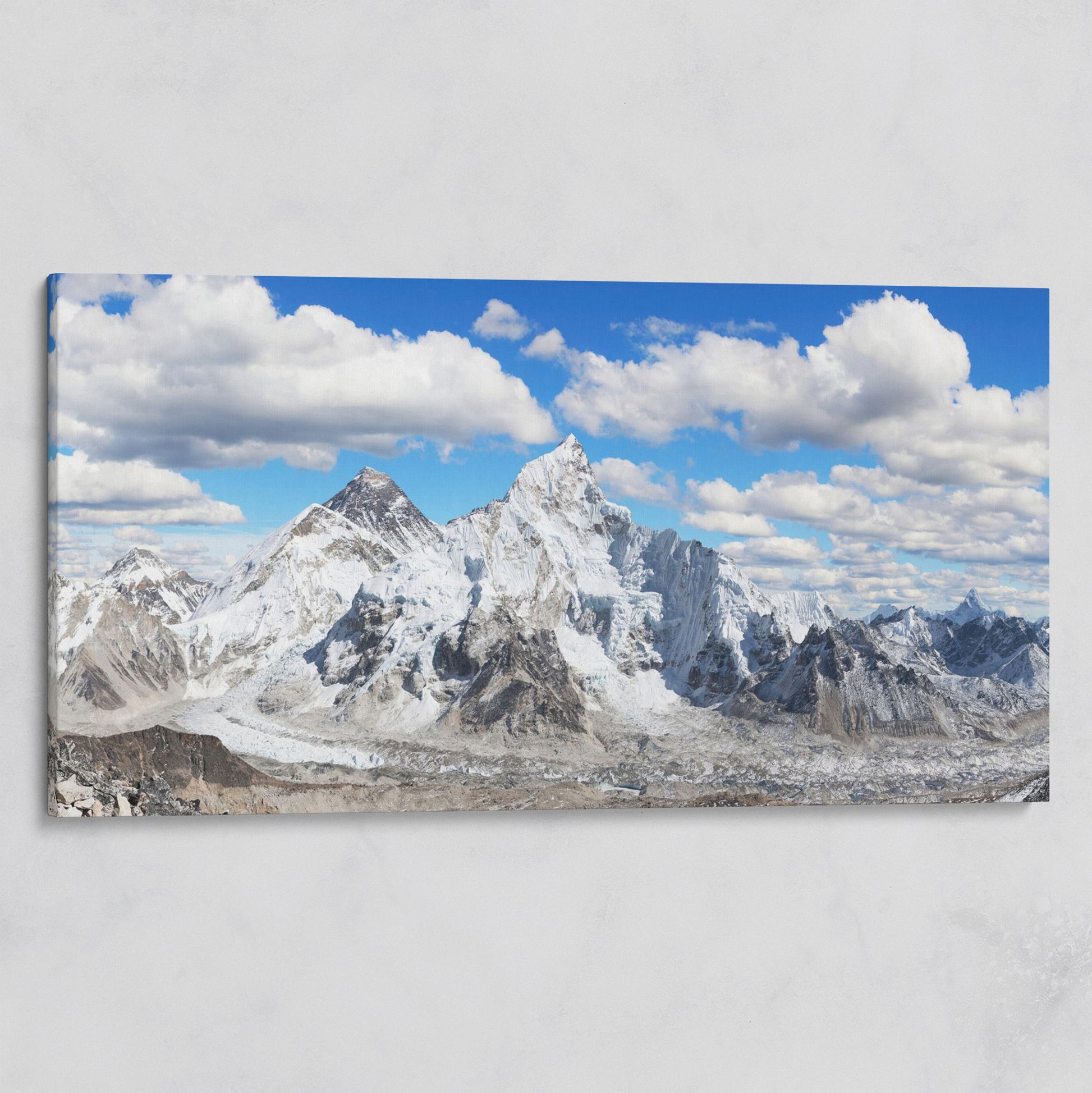 Everest Summit Himalayan Panorama Canvas on gallery wrap