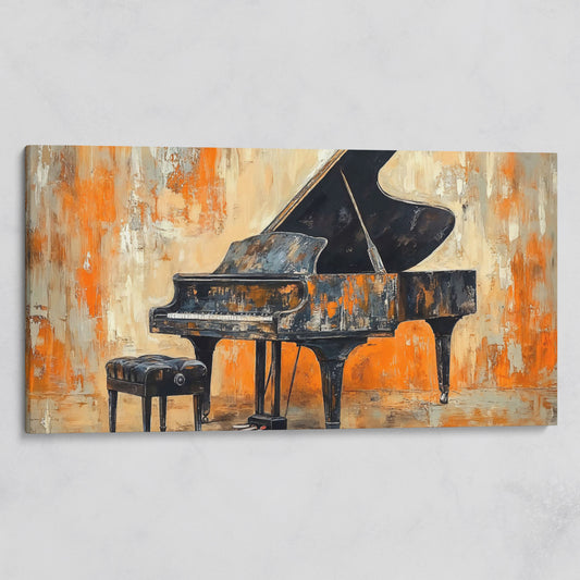 Grand Piano Canvas Print on gallery wrap