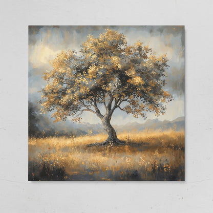 Serene Landscape Tree Canvas on gallery wrap