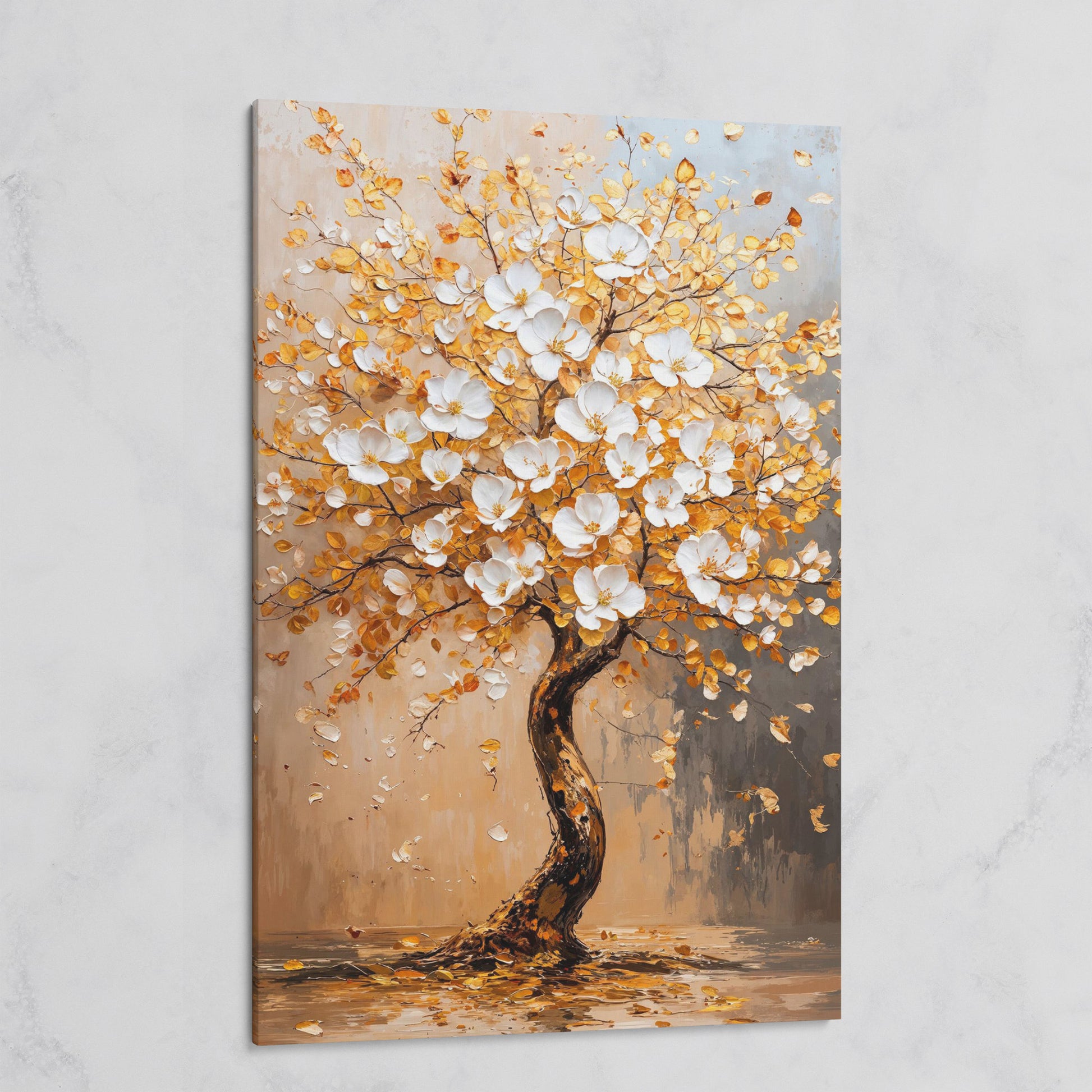 Elegant Blossom Tree Canvas Print on gallery wrap