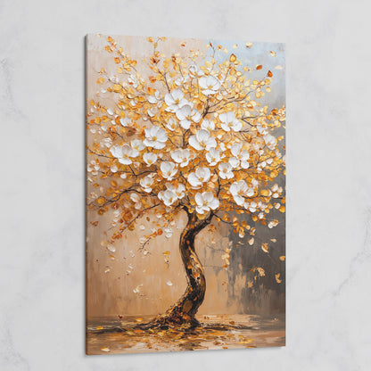 Elegant Blossom Tree Canvas Print on gallery wrap