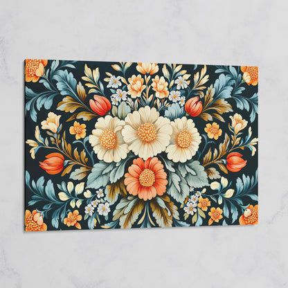 Vibrant Floral Bouquet Canvas Print on gallery wrap