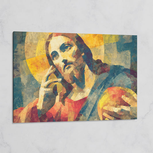 Portrait of Jesus Christ Canvas Wall Art on gallery wrap