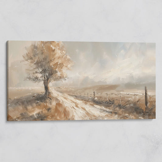 Tree of Life with Country Road Canvas on gallery wrap