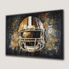 Abstract American Football Helmet Canvas Print Art Decor