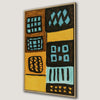 Abstract Bohemian Geometric Pattern Canvas Print Art