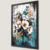 Abstract Botanical Floral Art Poster - Vibrant Wall Decor