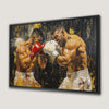 Abstract Boxing Canvas Print Sports Wall Art