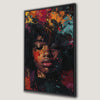 Abstract Colorful Portrait Canvas Print Vibrant Art