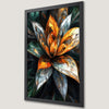Abstract Floral Burst Art Poster - Vibrant Botanical Decor