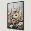 Abstract Floral Impressionist Art Canvas Print for Bedroom