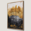 Abstract Forest Trees Painting Canvas Print Nature Decor