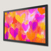 Abstract Heart Art Poster: Romantic Wall Decor for Your Home