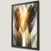 Abstract Leaves Art Poster in Natural Tones for Modern Decor