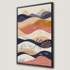 Abstract Mountain Landscape Canvas Print Minimalist Art