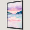 Abstract Ocean Sunset Art Poster - Serene Seascape Wall Decor