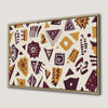 Abstract Tribal Art Geometric Canvas Print Wall Art