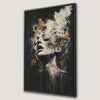 Abstract Woman Face Painting Canvas Print Dynamic Decor