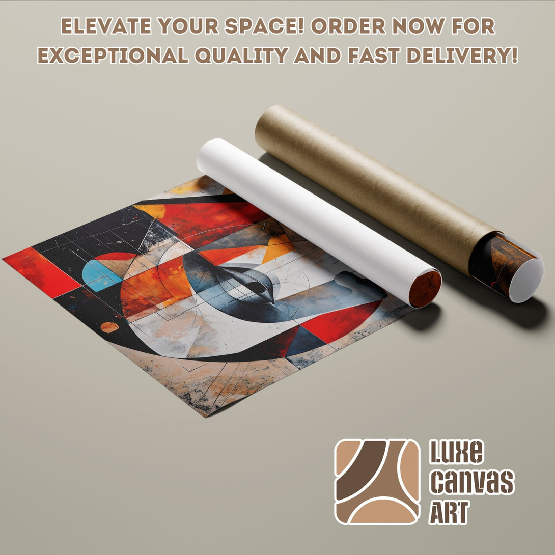 Abstract art Poster Roll with vibrant colors. Elevate your space with exceptional quality and fast delivery!