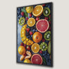 Colorful Fresh Fruits Canvas Print for Bright Kitchen Decor