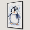 Adorable Baby Penguin Canvas Print for Nursery Decor
