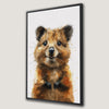 Adorable Baby Quokka Watercolor Canvas Print Art