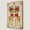 Adorable Reindeer Canvas Print for Cute Holiday Decor