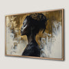 African American Beauty Canvas Print Luxury Home Art