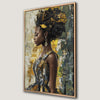 African Beauty Fashion Girl Canvas Print Wall Art